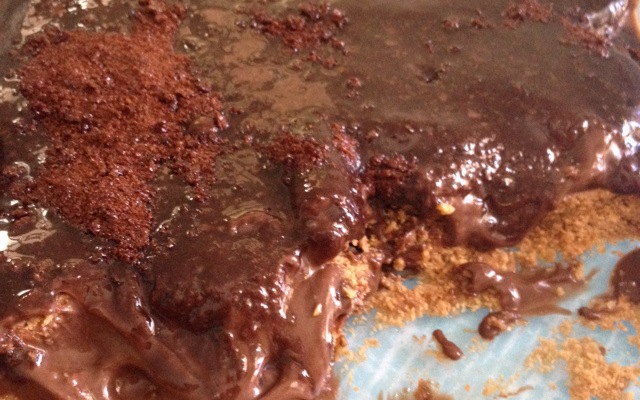 Pavê de chocolate fit