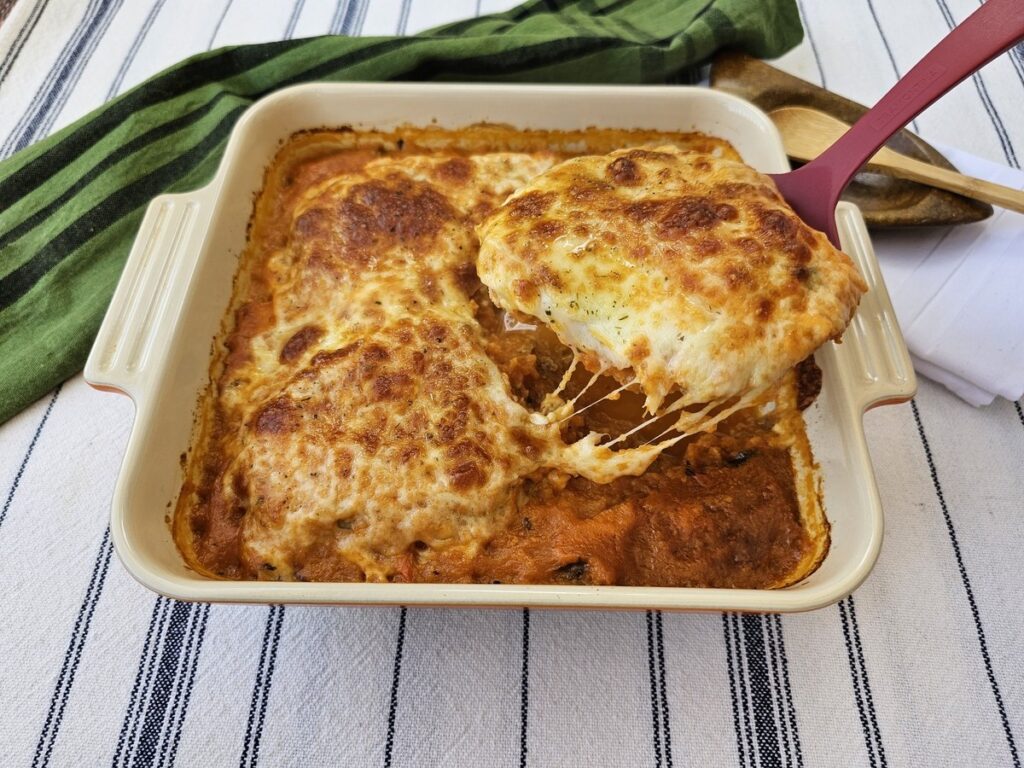 Filé de frango à parmegiana low carb (Fit)